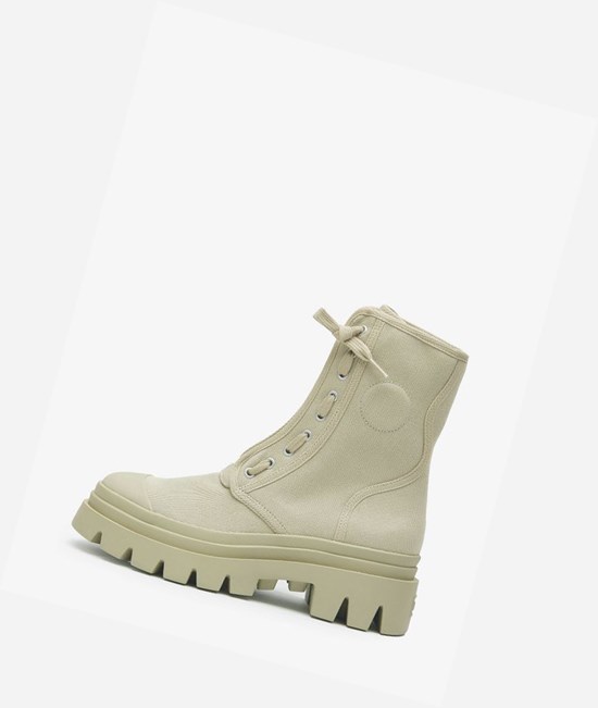 High-Top Sneakers ASH Phoenix Femme Military | MAY-039251