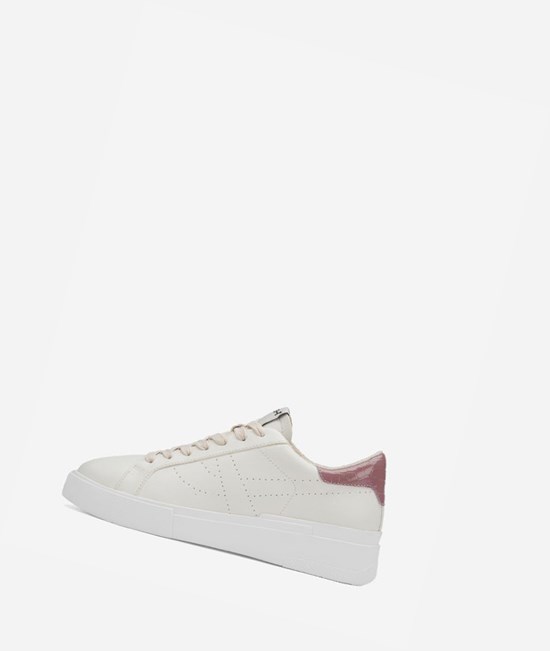 Low-Top Sneakers ASH Fury Bis Femme Blanche Rose | HFE-213674