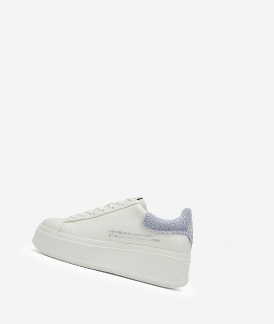 Low-Top Sneakers ASH Moby Be Kind Femme Blanche | FXC-396820