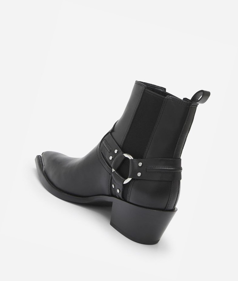 Bottines ASH Dusty Femme Noir | MDT-475921