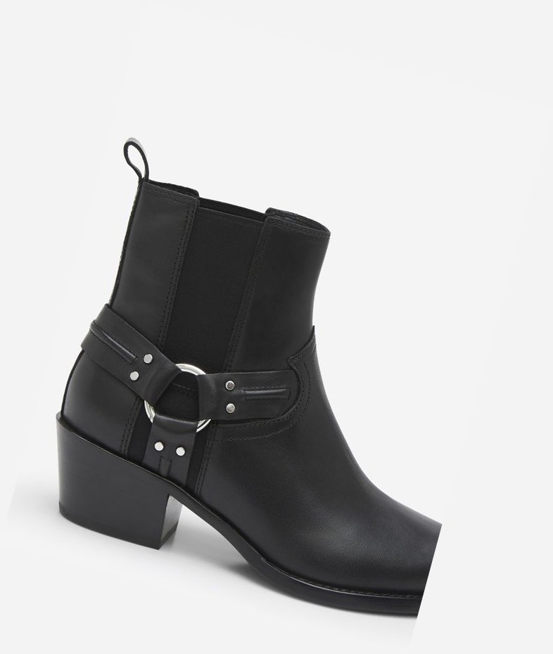 Bottines ASH Dusty Femme Noir | MDT-475921