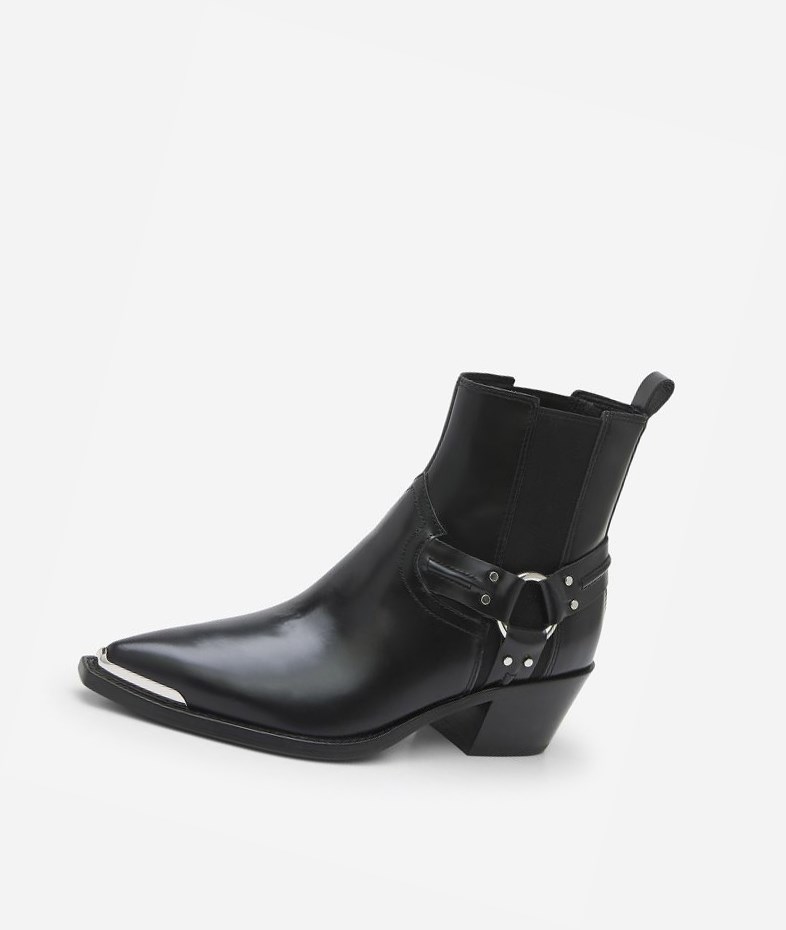 Bottines ASH Dusty Femme Noir | UZV-127840