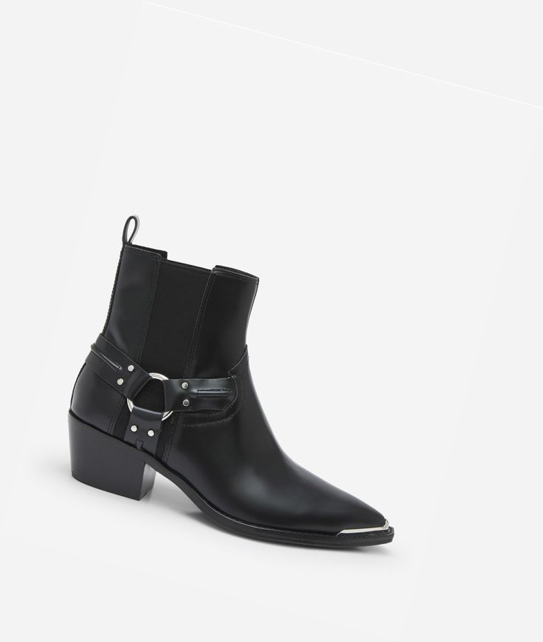 Bottines ASH Dusty Femme Noir | UZV-127840