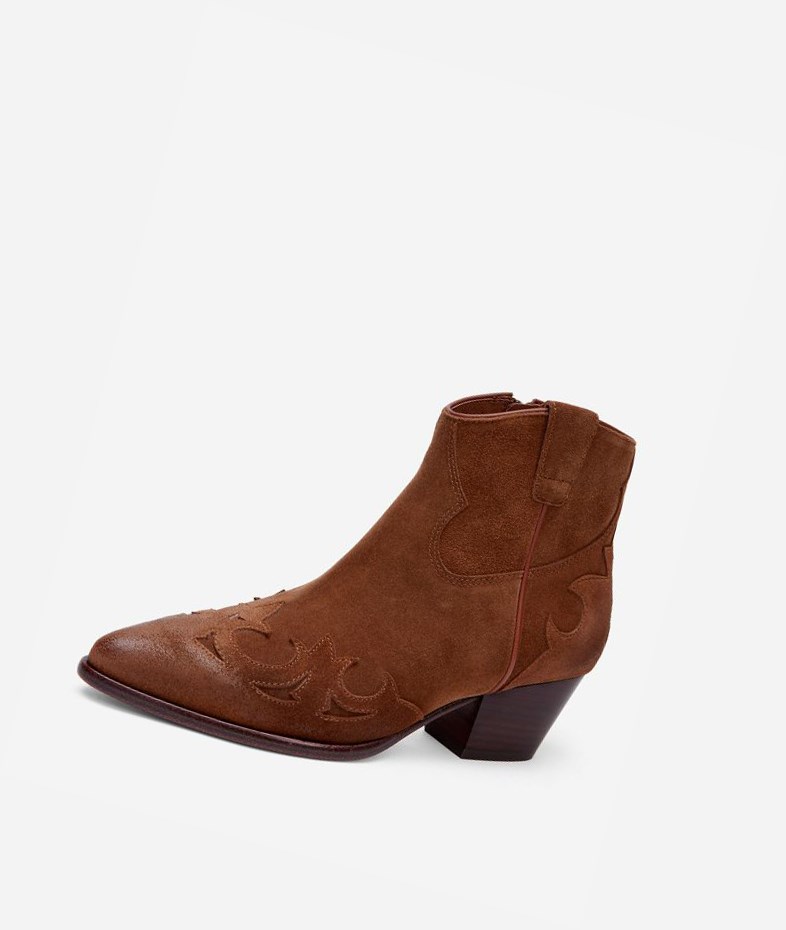 Bottines ASH Harlow Femme Russet | GZX-921865