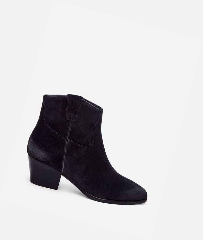 Bottines ASH Houston Femme Noir | FQR-415069