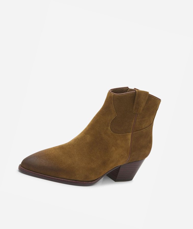 Bottines ASH Houston Femme Russet | BVR-547019