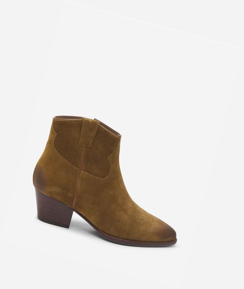 Bottines ASH Houston Femme Russet | BVR-547019