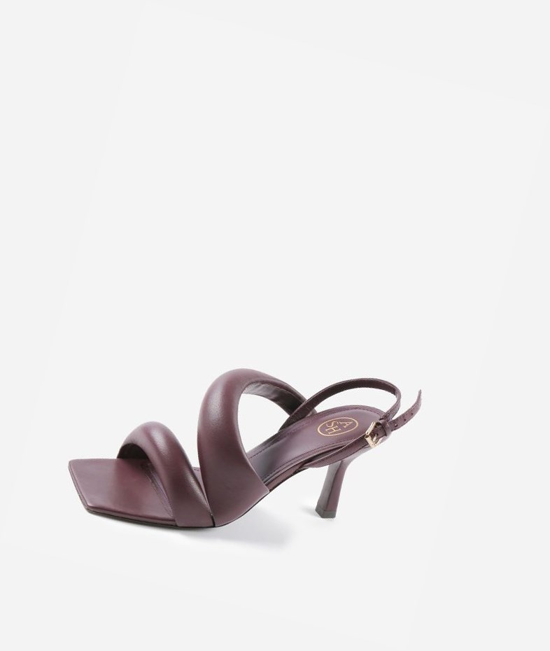 Heeled Sandals ASH Madison Femme Marron Foncé | ZTO-167284