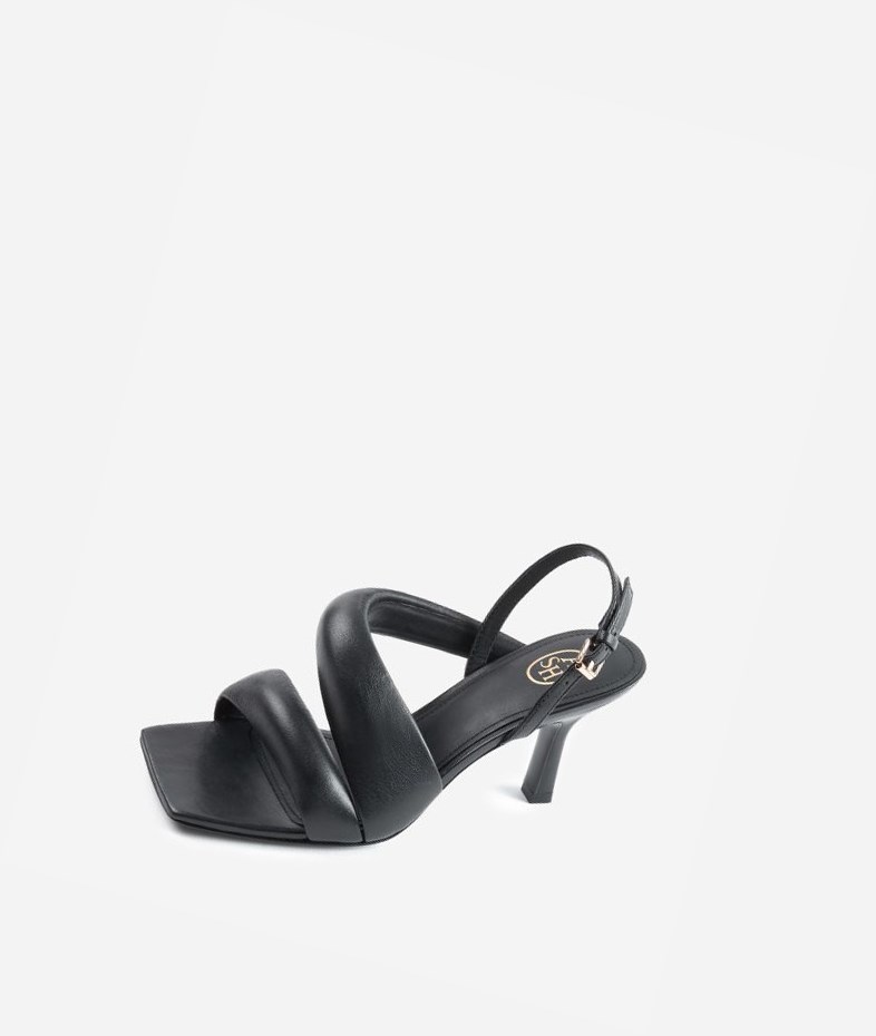 Heeled Sandals ASH Madison Femme Noir | CLX-397251