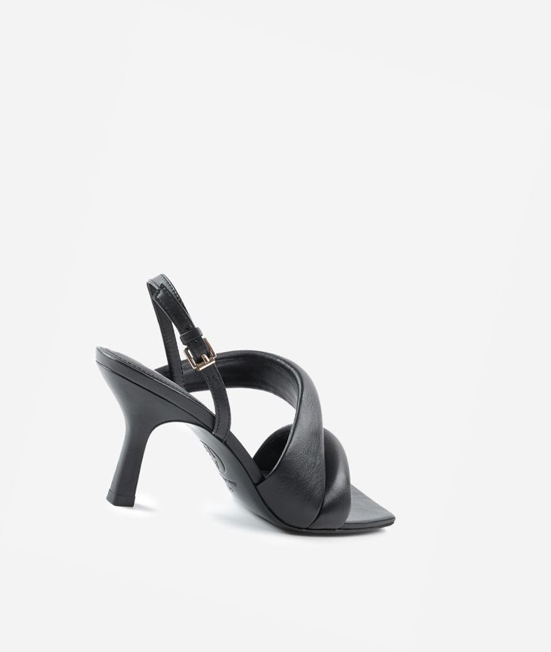 Heeled Sandals ASH Madison Femme Noir | CLX-397251