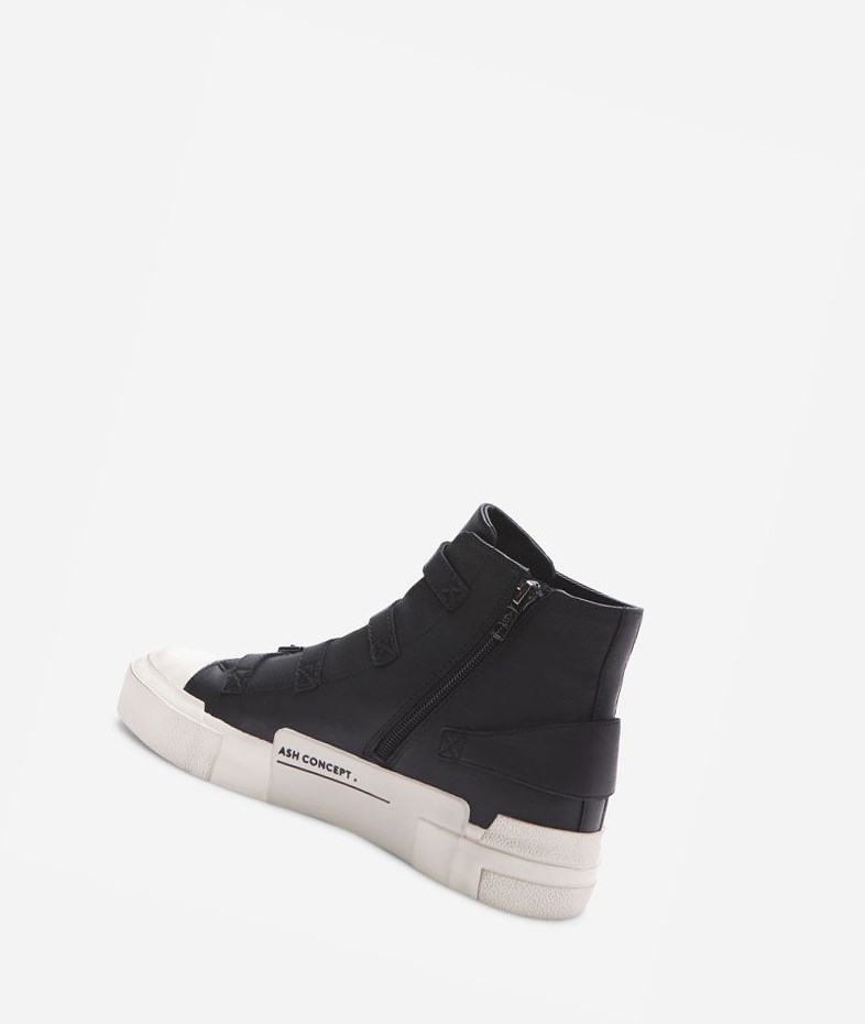 High-Top Sneakers ASH Gang Femme Noir | PCJ-907462