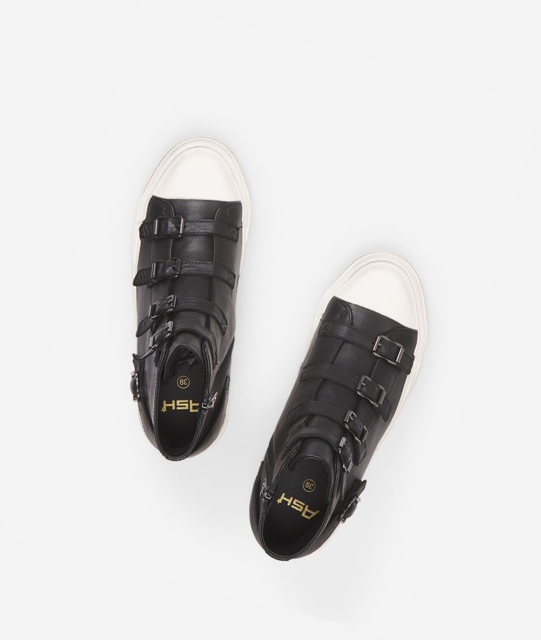 High-Top Sneakers ASH Gang Femme Noir | PCJ-907462