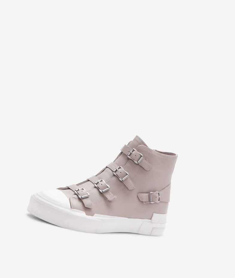 High-Top Sneakers ASH Gang Femme Pearl | SUD-345172