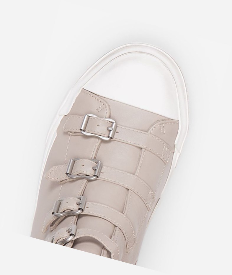 High-Top Sneakers ASH Gang Femme Pearl | SUD-345172