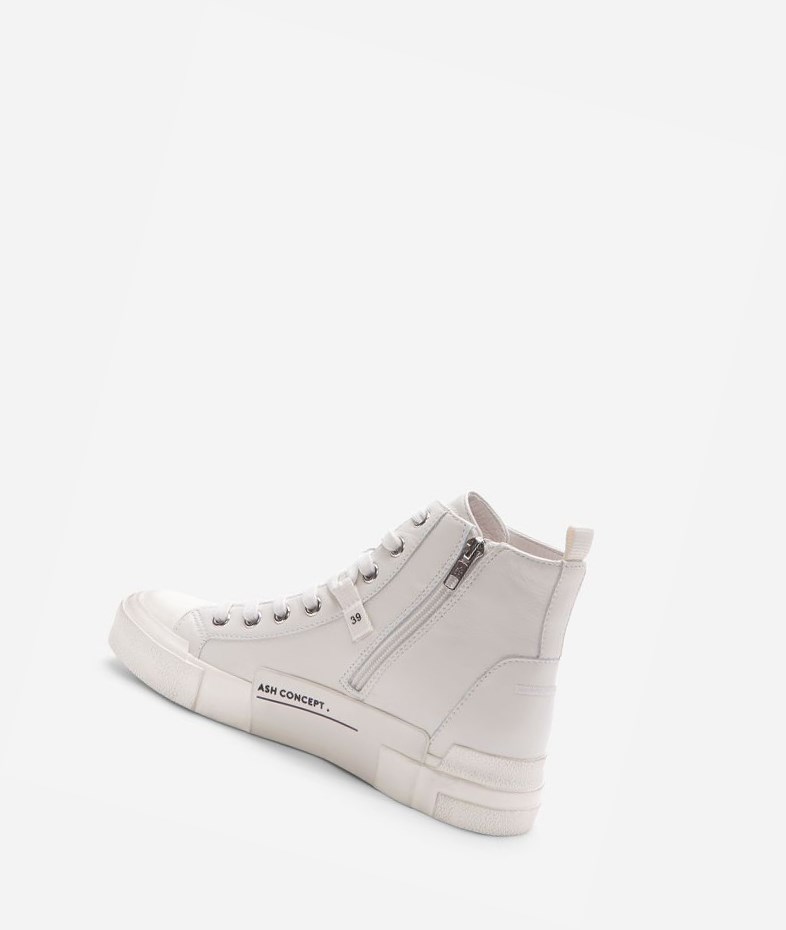 High-Top Sneakers ASH Gaudi Femme Blanche | END-604951