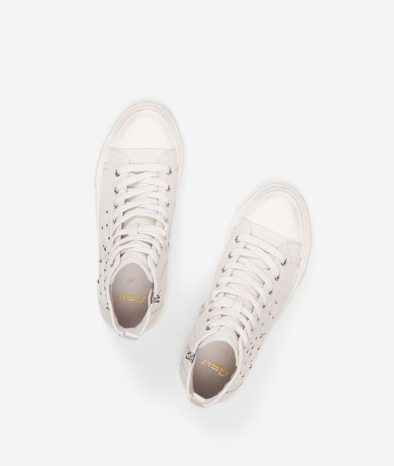 High-Top Sneakers ASH Gaudi Femme Blanche | END-604951