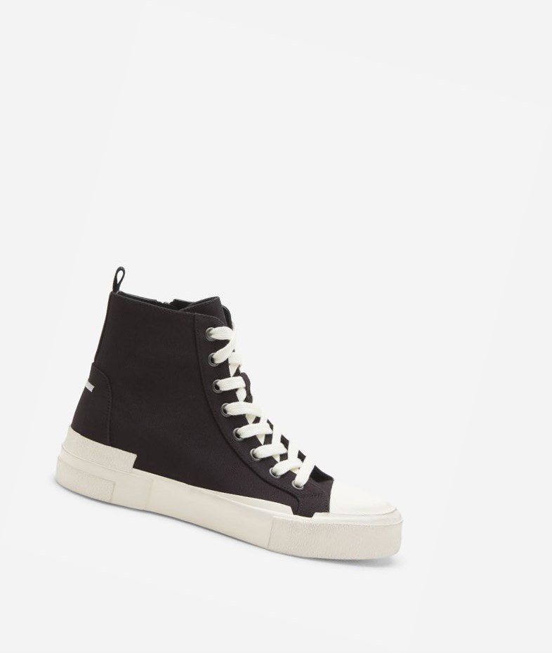 High-Top Sneakers ASH Ghibly Femme Noir | VTR-317948