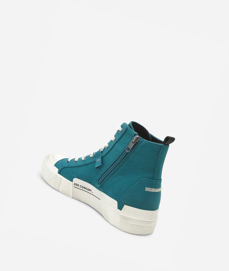 High-Top Sneakers ASH Ghibly Femme Petrol | RGO-352481