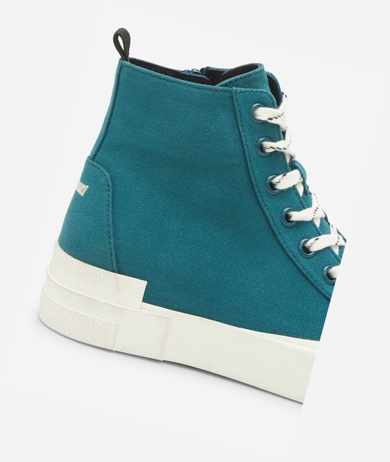 High-Top Sneakers ASH Ghibly Femme Petrol | RGO-352481