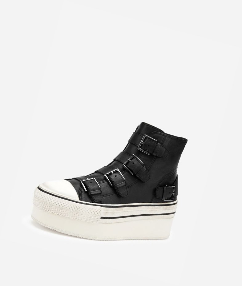 High-Top Sneakers ASH Jewel Femme Noir | POW-615403