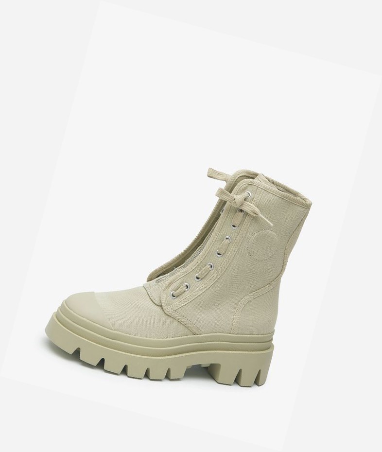 High-Top Sneakers ASH Phoenix Femme Military | MAY-039251