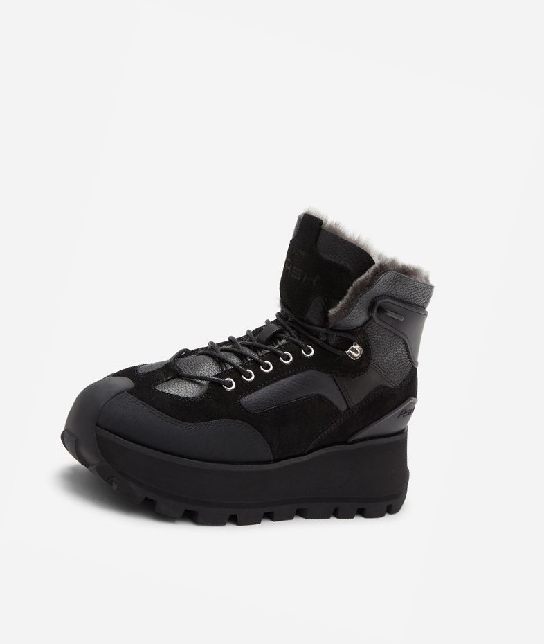 High-Top Sneakers ASH Sweet Femme Noir | NWJ-401956