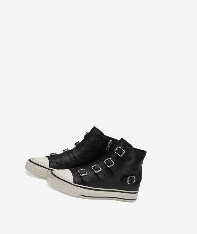 High-Top Sneakers ASH Virgin Femme Noir | XOA-024173