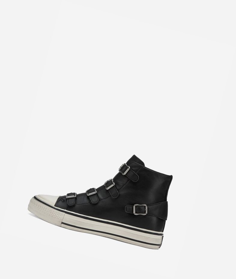 High-Top Sneakers ASH Virgin Femme Noir | XOA-024173