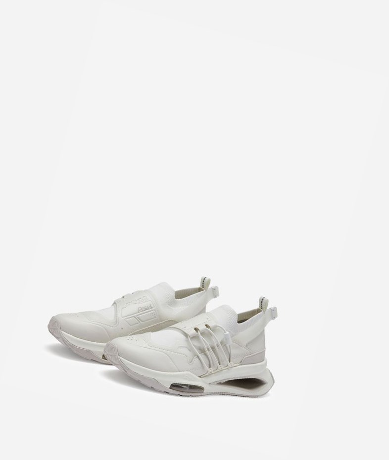 Low-Top Sneakers ASH Futura 100 Femme Blanche Blanche | JSV-975031