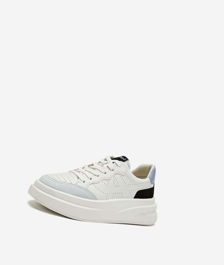 Low-Top Sneakers ASH Impuls Femme Noir Blanche | PTW-639415