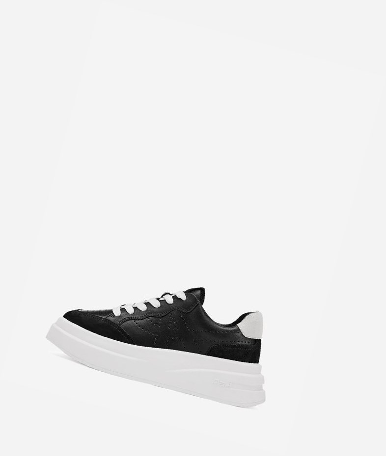 Low-Top Sneakers ASH Impuls Femme Noir Blanche | RTW-081526