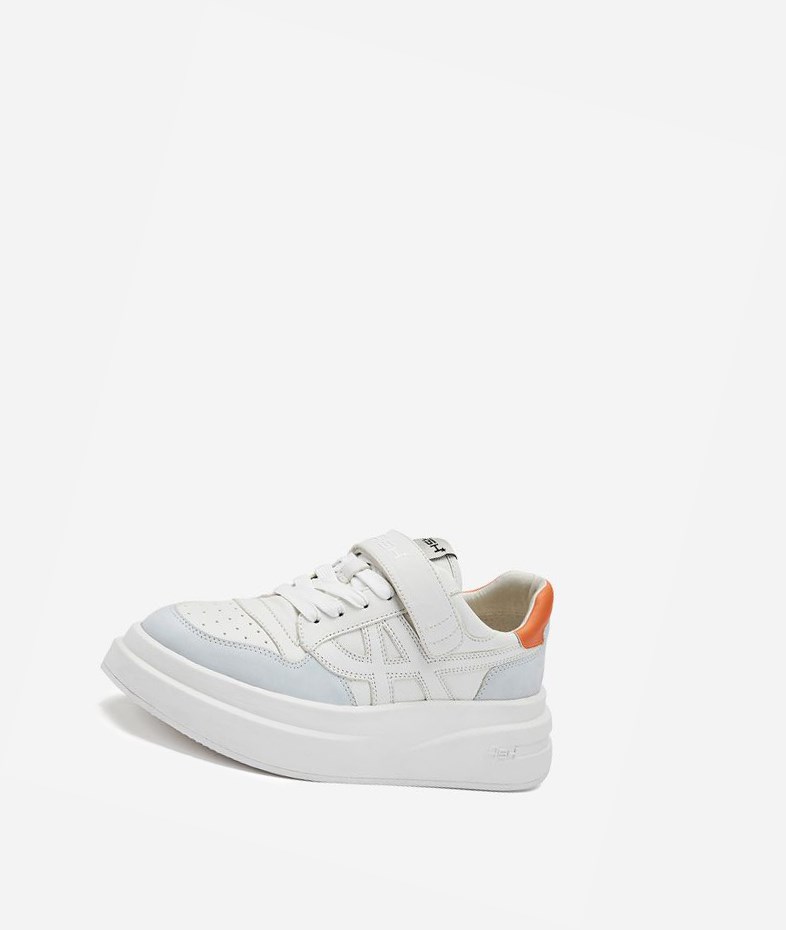 Low-Top Sneakers ASH Indy Femme Blanche Metal Blanche | MPU-261584