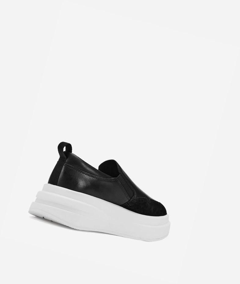 Low-Top Sneakers ASH Intox Femme Noir | KWU-310489