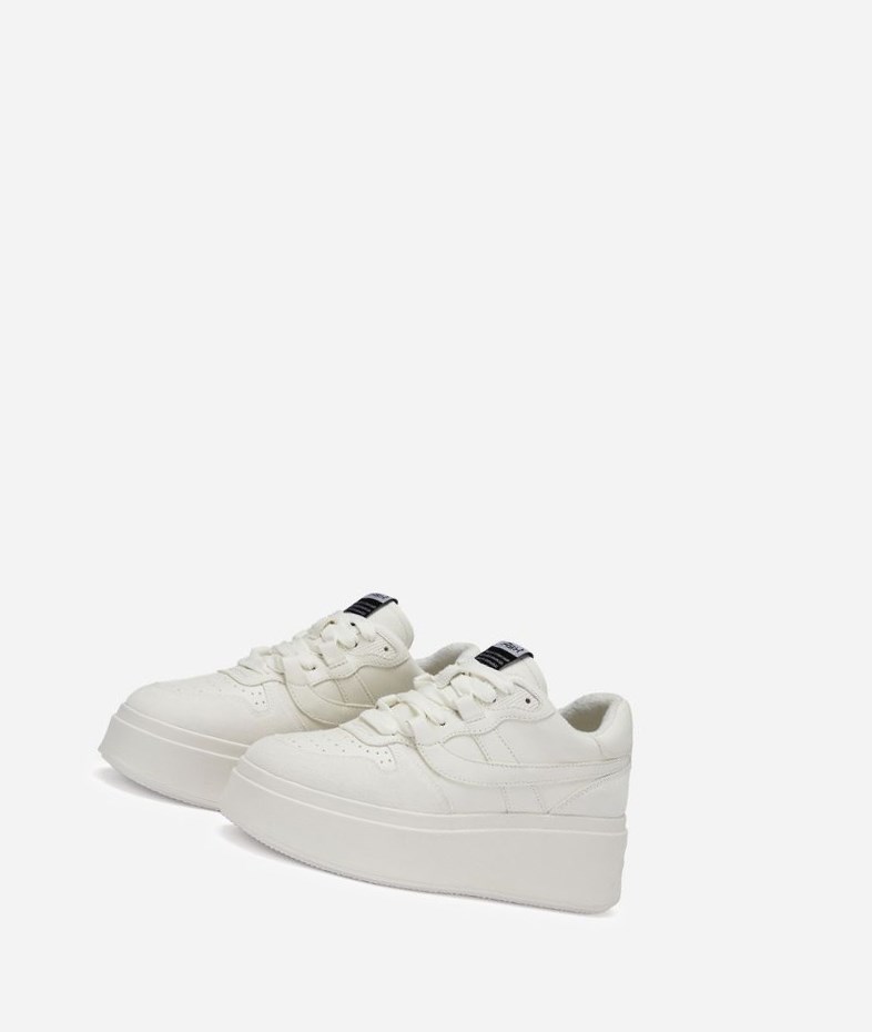 Low-Top Sneakers ASH Match Femme Blanche | FZP-941587