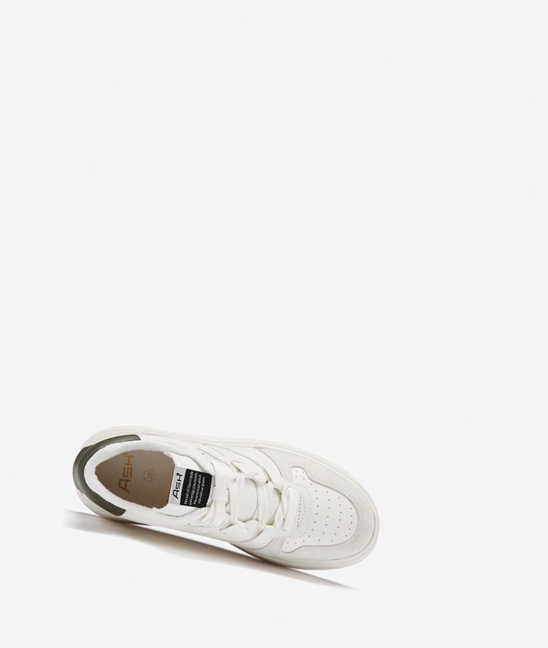 Low-Top Sneakers ASH Match Femme Blanche Blanche | HMC-197504