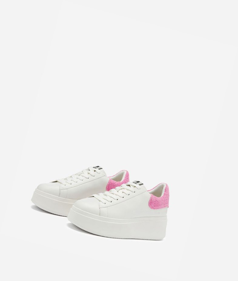 Low-Top Sneakers ASH Moby Be Kind Femme Blanche | CFI-034267