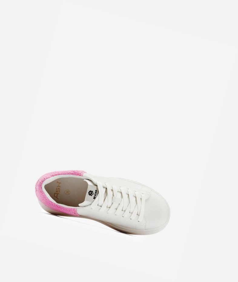 Low-Top Sneakers ASH Moby Be Kind Femme Blanche | CFI-034267