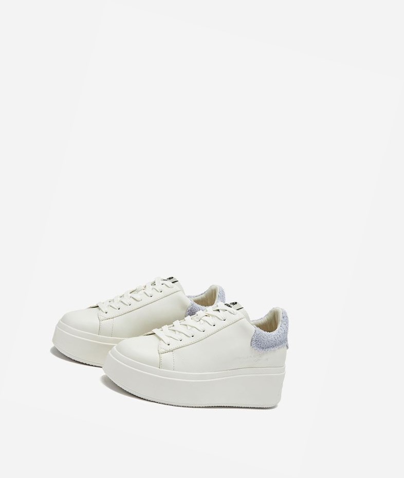 Low-Top Sneakers ASH Moby Be Kind Femme Blanche | FXC-396820