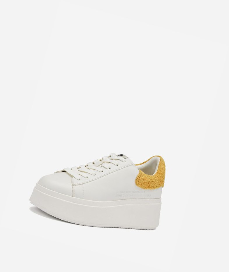 Low-Top Sneakers ASH Moby Be Kind Femme Blanche | RBK-048632