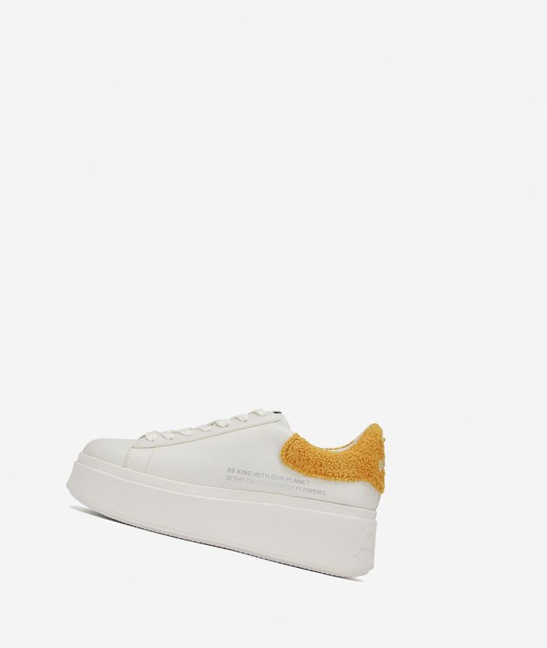 Low-Top Sneakers ASH Moby Be Kind Femme Blanche | RBK-048632