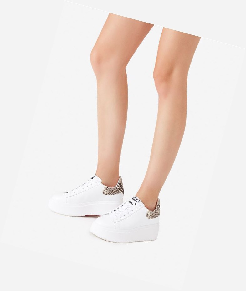 Low-Top Sneakers ASH Moby Femme Blanche | EQG-051843