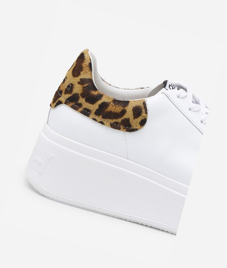 Low-Top Sneakers ASH Moby Femme Blanche Noir | GZB-581749