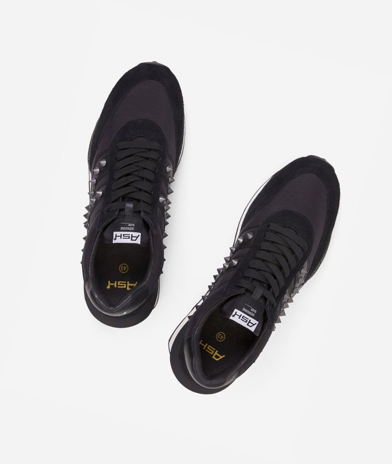 Low-Top Sneakers ASH SPIDERMAN STUDS Homme Noir | LQF-764285