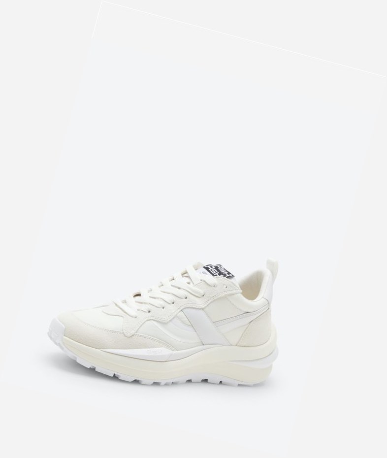 Low-Top Sneakers ASH Spider 620-01 Femme Blanche Blanche | SEC-457106