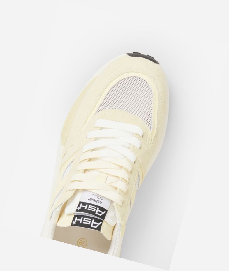 Low-Top Sneakers ASH Spider 620-02 Femme Blanche | LYK-047382