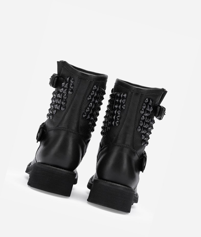 Mexican Boots ASH Tennesse Femme Noir | FUZ-081962