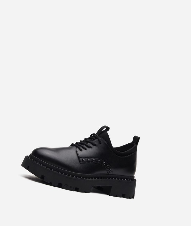 Oxfords ASH Giant Bis Femme Noir | CYF-482657