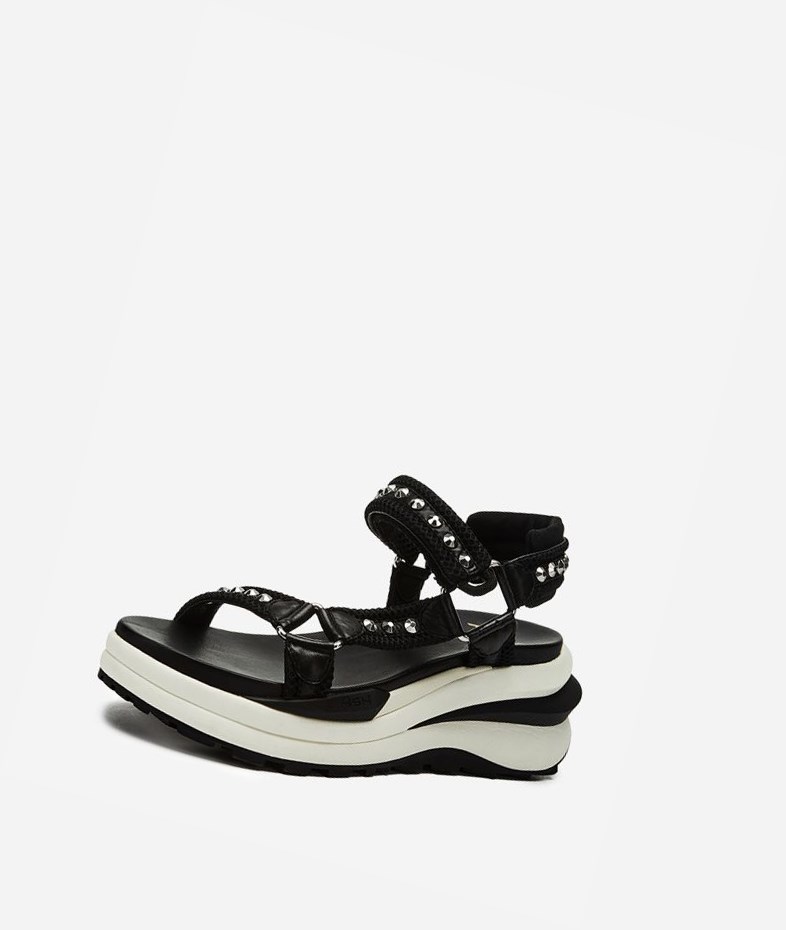 Sneaker Sandals ASH Shogun Femme Noir | OPU-632409